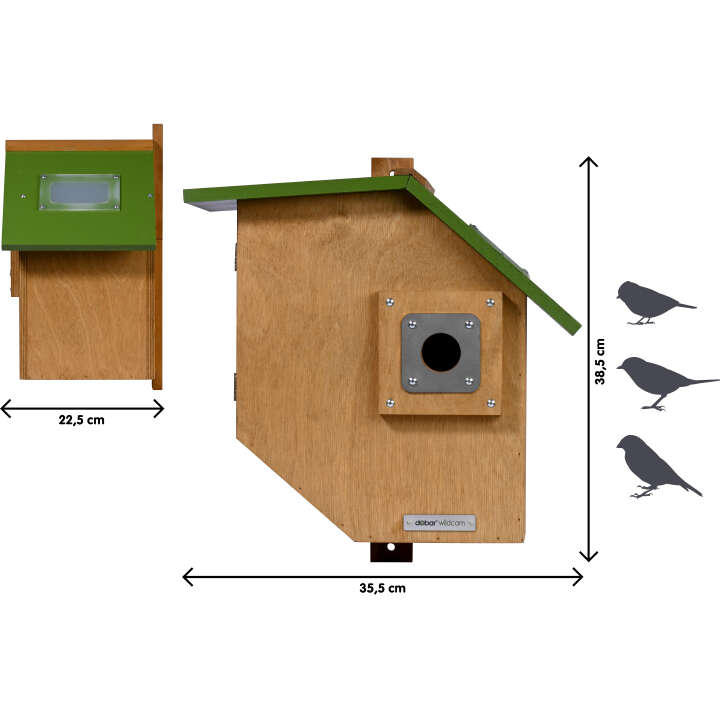 dobar Großer Nistkasten Flachdach Brunhilde